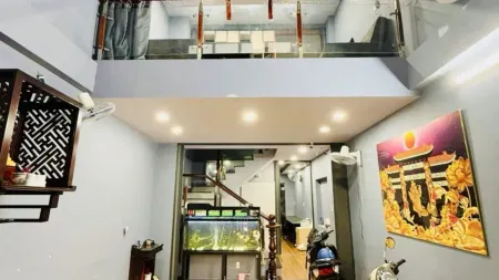 CHDV dòng tiền. Thu nhập 50tr/th. 6 tầng 5m x 17m. HXH. Có hầm xe. Sát Lotte GV. Nhỉnh 9 tỷ