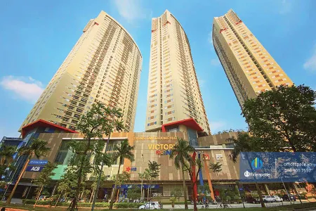 Siêu phẩm căn góc, căn hộ chung cư Victoria Văn Phú, Hà Đông, 117m, 3 phòng ngủ, 2 toilet, full đồ ở ngay