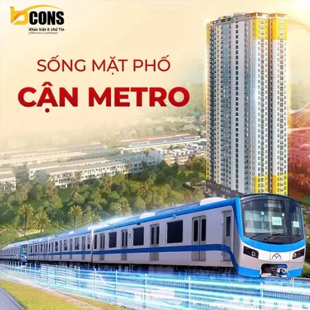 Bcons Avenue - căn hộ vị trí vàng mặt tiền Xa Lộ Hà Nội, liền kề Metro Số 1 Suối Tiên, Bến Thành