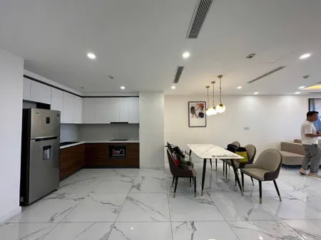 Căn hộ Sunshine Center Mỹ Đình, thiết kế 2 phòng ngủ, được trang bị đầy đủ nội thất mới