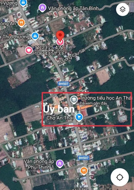 Bán đất 2150m² ngang 31m giá 720 triệu Xã Phước Thành
