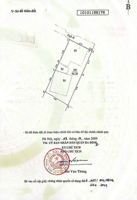 Bán đất đẹp, phù hợp xây chung cư mini tại đào tấn, ba đình, 96m2 mặt tiền 6,4m, 17,4 tỷ còn lùi