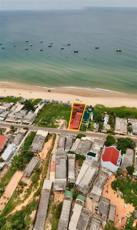 Bán 410m2 thổ cư mặt tiền biển lạc long quân, tiến thành gần novaworld tiện xây villa, homestay