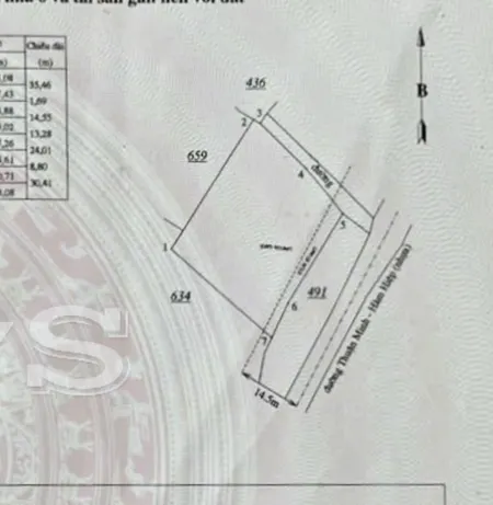 Bán đất 1000m² ngang 32m giá 5.8 tỷ Xã Hàm Liêm
