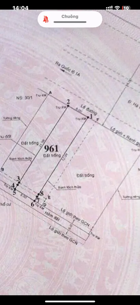 Bán nhà 8m² ngang 31m giá 19.8 tỷ Phường An Phú Đông
