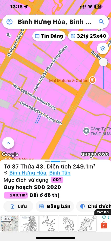 Bán nhanh đất mặt tiền, pháp lý rõ ràng