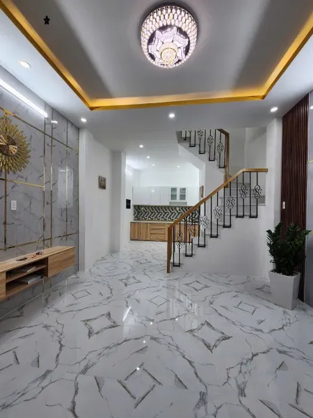 19Q6 – Bán nhà HXH An Dương Vương Ph13, 34m2 ngang 4.3m, 4 tầng BTCT 5PN, SHR, CHỈ 5ty TL