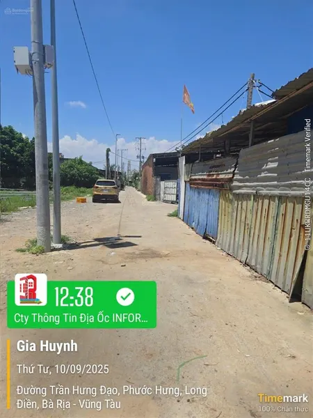 139,4m2 đất biển long hải, ra bãi tắm chỉ 200m đã có sổ riêng giá chỉ 1,8 tỷ