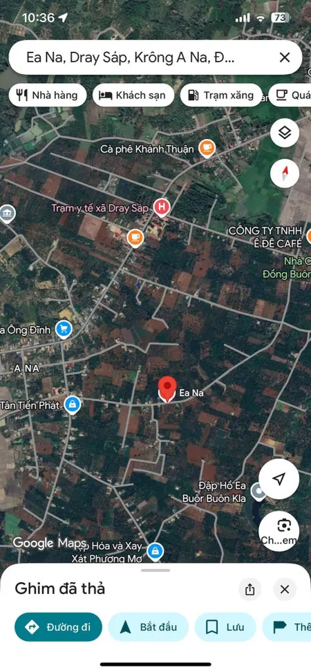 Bán đất 130.9m² ngang 5m giá 255 triệu Xã Ea Na