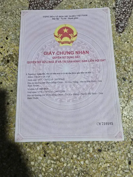 Bán đất 4007m² ngang 47m giá 8 tỷ Xã Sông Lũy