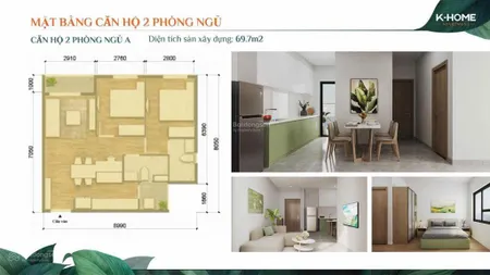 Cần bán căn hộ 2 phòng ngủ 2 wc ngay trung tâm thành phố thủ dầu một