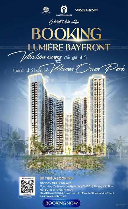Booking sớm lumière bayfront bước đi đầu tiên cho một tương lai thịnh vượng!