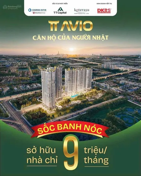 Bán căn hộ tt avio liền kề vincom dĩ an chỉ từ 1,5tỷ/căn dt 40m2 1pn với nhiều chính sách ưu đãi