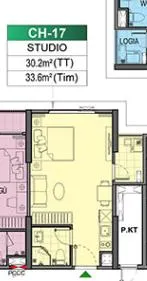 Chính chủ cần sang nhượng lại căn stu 30,2m2 tại the beverly 0819 328 ***