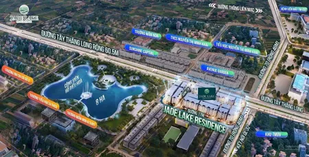 Dự án jade lake residence tọa lạc tại lô đất tt07, đường tây thăng long,