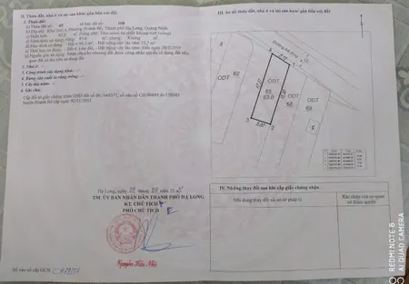 Bán đất 83m² ngang 5m giá 1.6 tỷ Phường Hoành Bồ