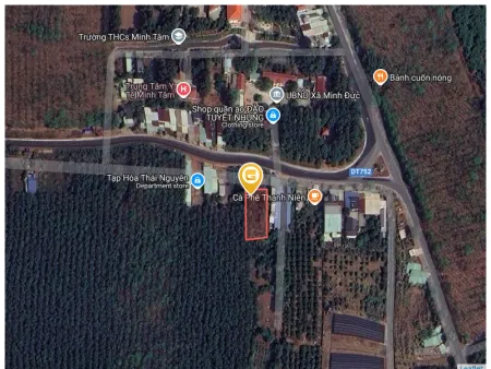 Bán đất 950m² ngang 20m giá 420 triệu Xã Minh Đức