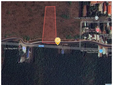 Bán đất 7317.6m² ngang 60m giá 145 triệu/ sào  Xã Minh Đức