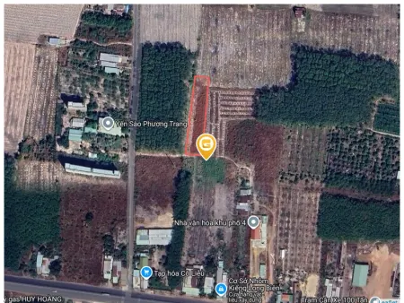 Bán đất 1617m² ngang 19 túm hậu 16.6m giá 1.1 tỷ Phường Minh Hưng