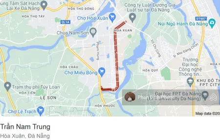 Bán đất mặt tiền đường 15m trần nam trung, hòa xuân, đà nẵng