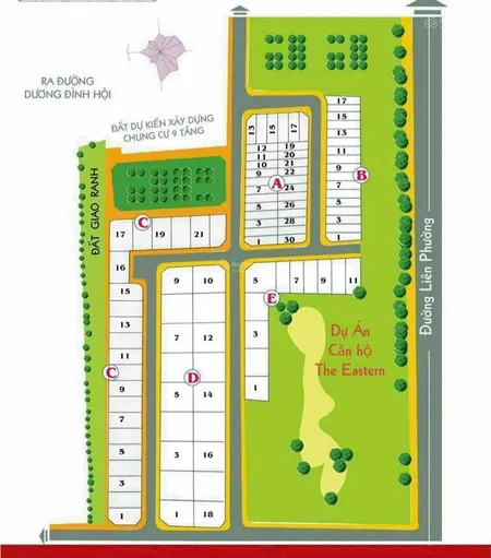 Bán nhanh 220m hai mặt tiền công viên cách bưng ông thoàn tầm 100m giá 65 tr/m