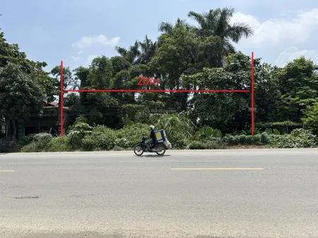 Chính chủ bán lô đất hơn 1000m2 mt 20m bám đường ql21 đối diện đh lâm nghiệp, view hồ xuân mai