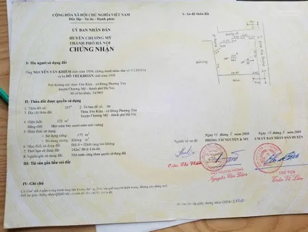 Chính chủ cần bán đất mặt đường hợp nhất, mặt tiền rộng, 175m2, giá 3.75 tỷ