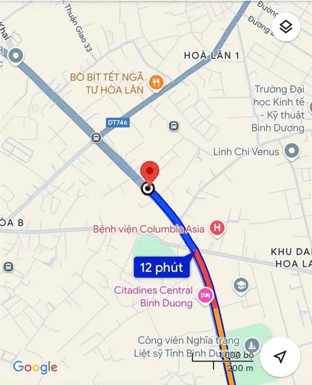 Bán đất mặt tiền quốc lộ 13, ngã tư đất thánh lên 500 mét. giá tốt, chính chủ thuận an, bình dương