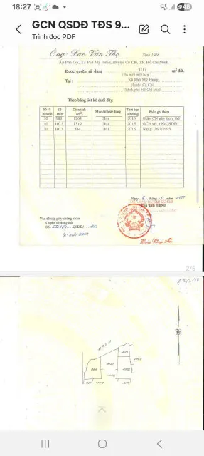 Bán đất 8700m² giá 11.4 tỷ Xã An Nhơn Tây