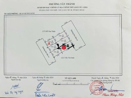Bán đất 57.5m2 tại Tân Thành, Dương Kinh, Hải Phòng, giá siêu hời 1,75 tỷ