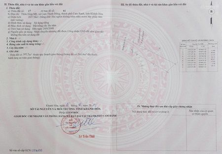 Bán đất ngay khu đô thị ven vịnh Cam Ranh, 61,75 tỷ, 10513,3 m2