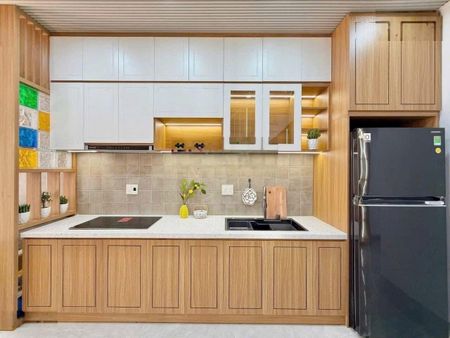 Nhà 2 tầng xây mới Hàn Mặc Tử đi bộ vài bước ra kiệt lờn oto 3PN có giếng trời thoáng mát