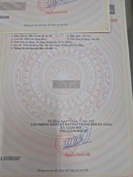 Chính chủ cần bán siêu phẩm nhà vườn bock 2 lô liền kề (Hoặc bán lẻ từng lô) thôn Khương Mỹ
