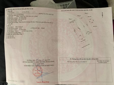 Bán nhà 3 tầng đẹp gần biển đà nẵng, ngay bãi tắm sơn thủy