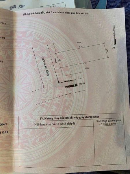 Bán lô đất phường an bình gần trung tâm hành chính dĩ an - TPHCM GIÁ 3.650 TỶ LH 0975339699