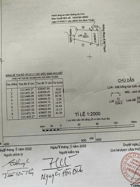 Bán đất tại Hàm Kiệm, 3,6 tỷ, 1510 m2 - Cơ hội đầu tư tuyệt vời!
