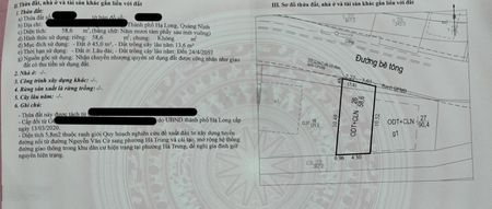 Bán đất hà trung, hạ long, đường nhựa giáp lán 14