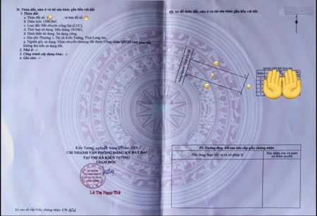 Bán đất tại Nguyễn Thành A, Kiến Tường, Long An, 5,13 tỷ, 1500m2