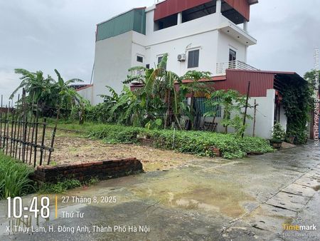 Nhà dân mua lâu, giờ cần ra mảnh đất bìa làng 2 mặt tiền Thuỵ Lâm đường ô tô chạy 2 đầu
