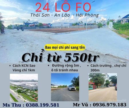 Chỉ 550 triệu - sở hữu ngay lô đất tại Thủ Phủ Công Nghiệp