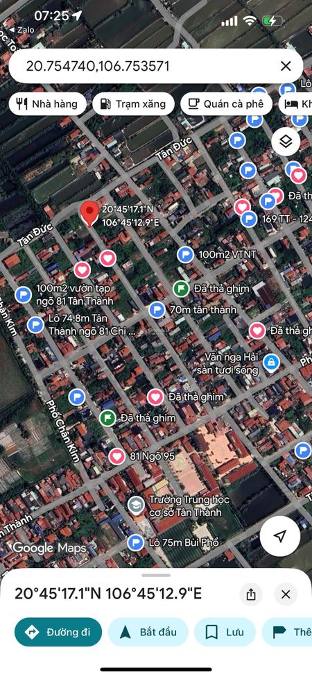 Lô đất 80m Tân Thành , Dương Kinh ngõ 125 Tân Thành. - Khu dân cư ô bàn cờ , đường xá thông thoáng.