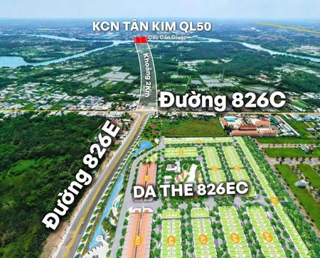 Đất nền The 826EC, mặt tiền đường Long Hậu, Cần Giuộc, 15p đến Q7, 2.8 tỷ, hỗ trợ vay.