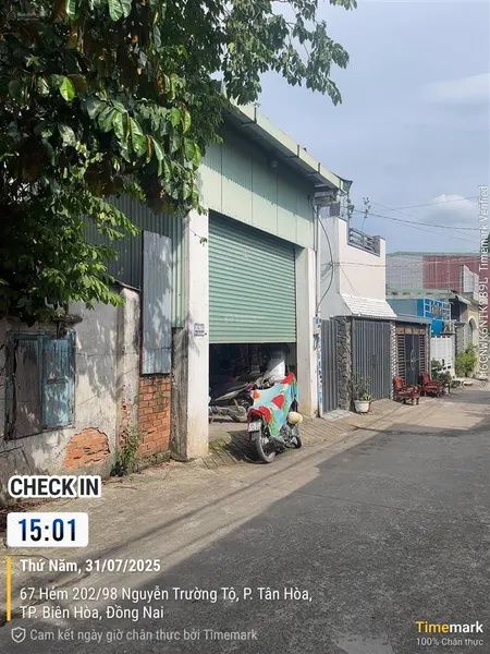 Bán nhà 202/98/65 nguyễn trường tộ, phường tân hoà, biên hoà đồng nai