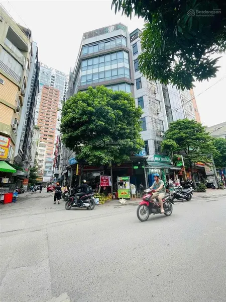Hạ chào 5 tỷ!!! tòa 8 tầng mặt phố dương khuê 44,5 tỷ 100m2 vỉa hè 6m kinh doanh đẳng cấp.