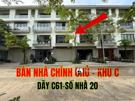 18 tỷ hơn chút, sở hữu ngay căn lk đẹp 80m dãy c61 ô 20 trung tâm khu c geleximco, cho thuê 25tr/th