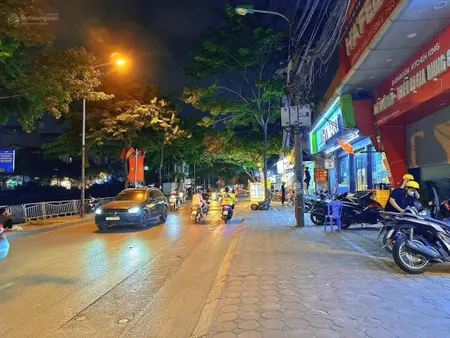 [mặt phố] bờ sông khương đình 128m 6 tầng đường to không quy hoạch đường 3 oto tránh vỉa hè