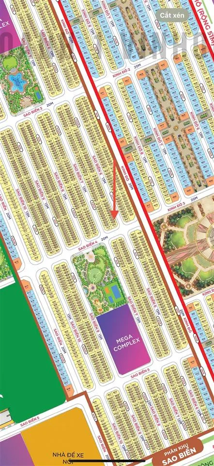 Bán nhanh shophouse sao biển sát vườn hoa giá chỉ 8,8 tỷ 0966 962 ***