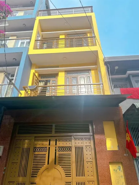 Bán nhà 4 tầng 44m2 4pnhẻm xe hơi gần văn cao bình long shrchỉ 5,3 tỷ
