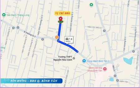 Bán nhà mới hẻm 840/ hương lộ 2, dt 4 x 8m, 3.5 tấm, 4.35 tỷ. (tín hưng)