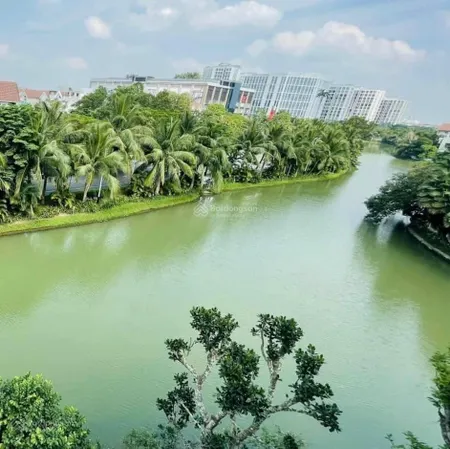Bán biệt thự bằng lăng 1009. vinhomes riverside, 885m2, 268 tỷ. nội thất cực đẹp, view sông rộng.
